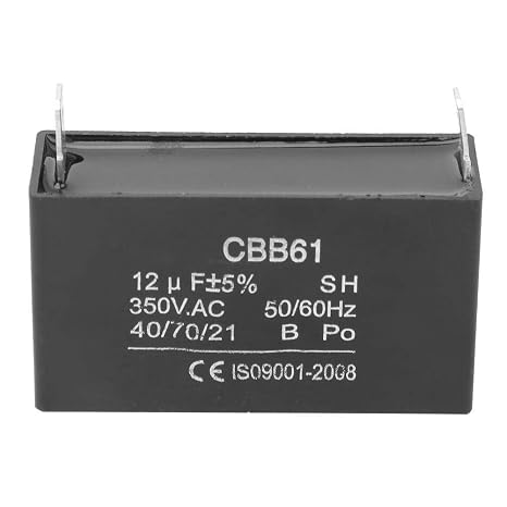 CBB61 Generator Capacitor - 350VAC 12UF, Gasoline Generator Starting Capacitor