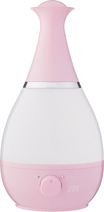 SPT Ultrasonic Humidifier with Fragrance Diffuser, Pink