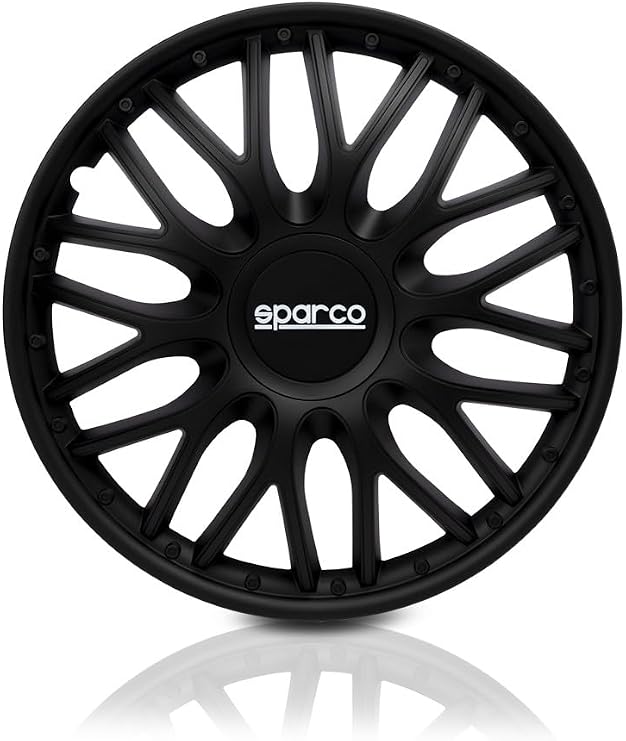 Sparco Wheel Covers Roma - 16-inch - Black - Set of 4 pieces