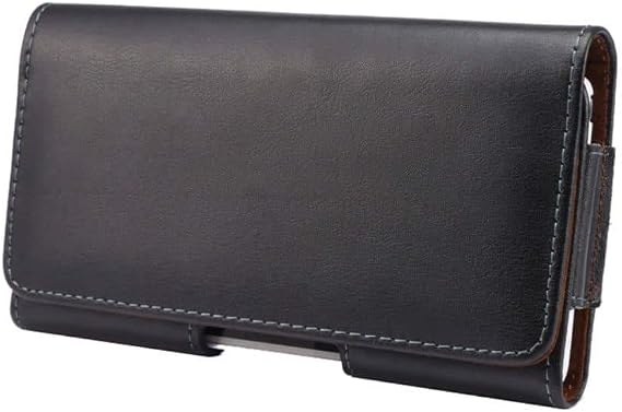 本革 横型 スマートフォン ベルトクリップ ケース ? REDMAGIC 11 Pro+ 2025に適合する - 黒