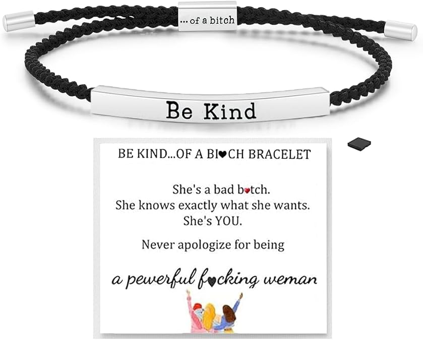 Remember Who The You Are Tube Bracelet For Women Men, 18k Gold Handmade Adjustable Trendy Charms Stainless Steel To My Daughter/Best Friend Inspirational Gifts Jewelry