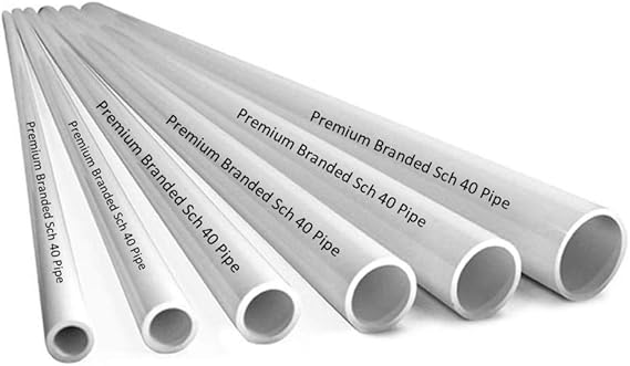 VENTRAL PVC Pipe Sch40 1-1/2 Inch (1.5) White Custom Length 3FT Pack