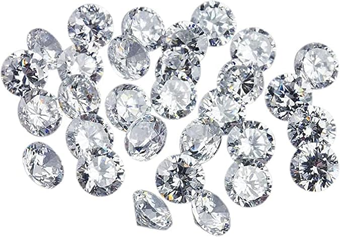 Lab Grown Lab Grown Loose Diamond Wholesale Lot 12pc 2.3mm 0.5cts VS1 Clarity EFG Color Excellent Round Cut Diamond