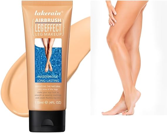 Leg Makeup Lotion,Body Foundation, Waterproof No Transfer, Leg and Body Scar Cover up Makeup for Tattoo Cover Up, Long Last Foundation,118ml #2 MEDIUM GLOW