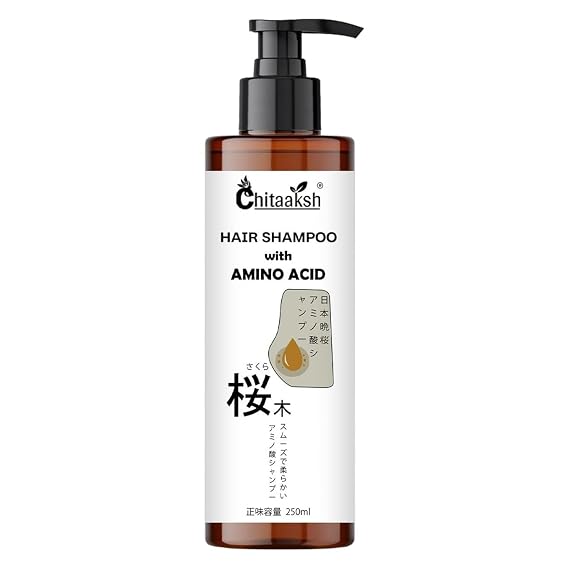 Japanese Amino Acid Hair Shampoo Gentle Cleansing & Deep Nourishment for Smooth, Healthy Hair 250 mL Sulfate-Free, For Men & Women (Pack of 1)