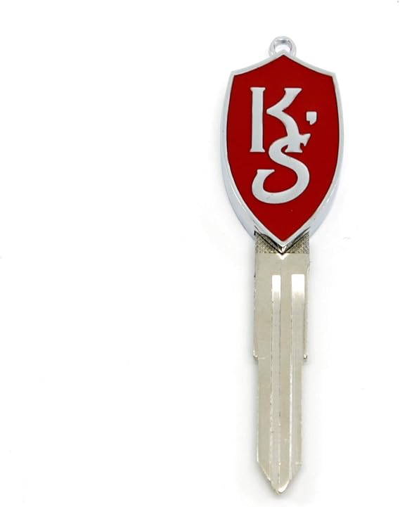 Silvia K's Key Blank in Red Enamel for Ignition & Door Locks - 240SX