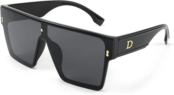 Karsaer Chic Oversized Square Women Men One Piece Sunglasses Fashion Flat Top Large Unisex Sunglasses Women Men K7110