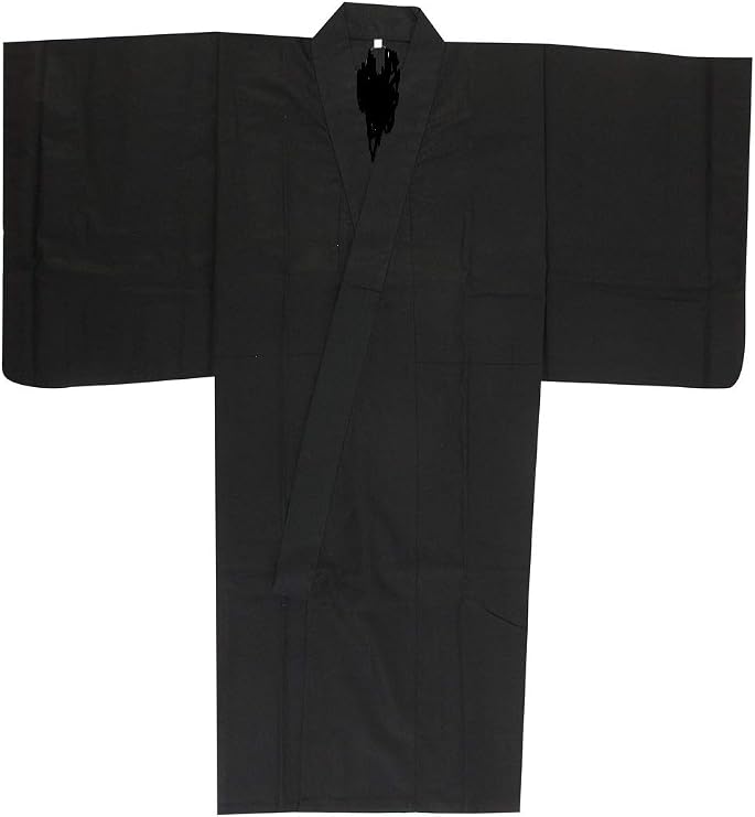 Edoten Japanese Samurai Hakama Uniform shirt TOPS Black M