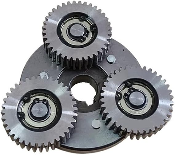 E Bike Motor Gear Kit, Diameter 38mm/47.5mm Electric Vehicle Bicycle Worm Gear, 36T Planetary Steel Gear, Hub Motor Kit(70mm Small Clutch)