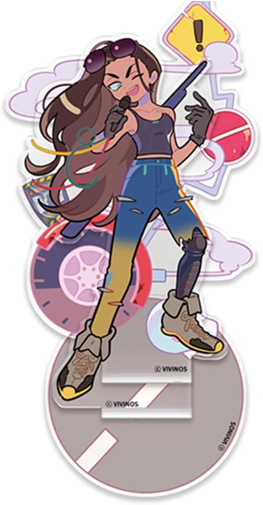 Anime Acrylic Stand, Cute Alien Stage New Year's Season Series Stand, Collectable Anime Character Stand for Alien Stage Fans Gifts (HYUNA)