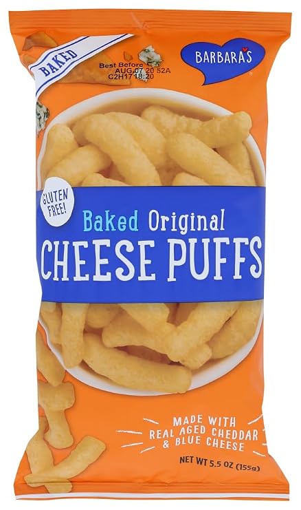 Baked Original Cheese Puffs, 5.5 oz (Pack of 2)