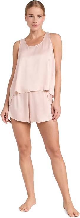 Lunya Women's Washable Silk Tulip Back Set
