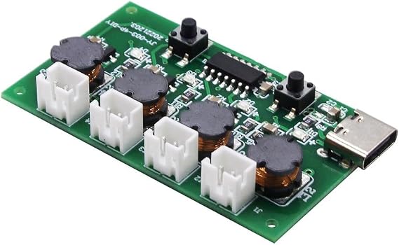 DIY Humidifier Kit 5V with Mist Maker Module and Control Board for Nebulizers Featuring Dynamic Spray Modes Microporous Atomizing PlateA