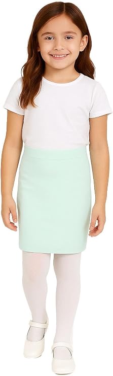 A2Z 4 Kids Girls Plain Pencil Skirt Trendy Soft Feel Comfortable Summer Fashion Outfit Clothing Sets Age 5-13 Years