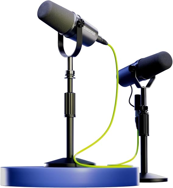 Shure Pro Podcast Kit - Bundle of MV7i and SM7B