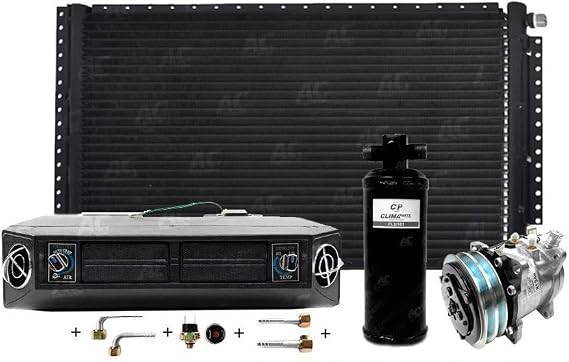 AC Kit Universal Evaporator Underdash Unit Compressor and Condenser 12 x 24