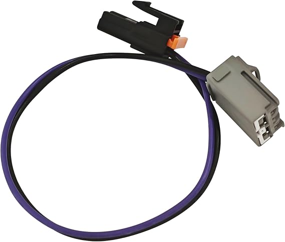 Blower Motor Connector Harness, 22957044 15-75221 Blower Motor Wiring Harness, Fan Motor Connector Cable Replacement for Cadillac Chevy GMC, Plug-and-Play Heater Car Accessories (Purple)