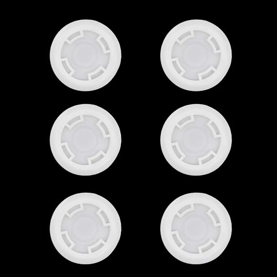 2" Bung Cap Fine Thread Plastic Drum Plug with Gasket for 55 Gallon Poly Drum (6 Pack)