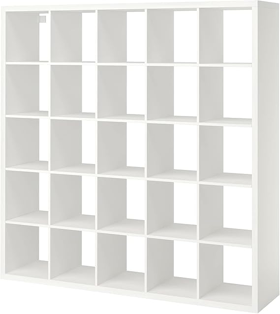 IKEA Kallax 5 x 5 Bookshelf Storage Shelving Unit Bookcase WHITE NEW Rep Expedit