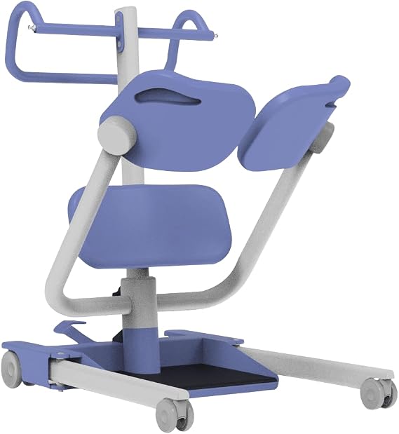 Joerns Hoyer UP Sit to Stand Manual Patient Lift | Ultra Compact, Portable Packable Stand Aid | Safe Working Load 440 Lbs. | Adjustable Base