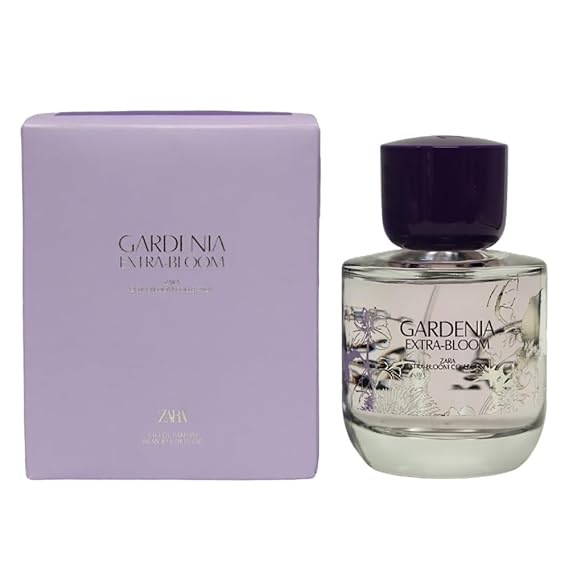 Zara Gardenia Extra Bloom Women Perfume Opulent & Addictive Floral Scent with Gardenia Pistachio Ice Cream Almond Blossom & Caramel Eau de Parfum EDP 90ml (3.04 fl. oz.)