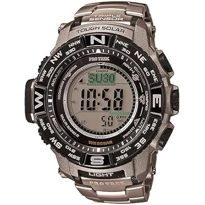 Casio PRW3500 Series | Pro Trek | 100M WR | Compass | Alt/Baro-Thermo | Tough Solar Power | Atomic Timekeeping | 1-100 SEC Stopwatch | Countdown Timer | World Time