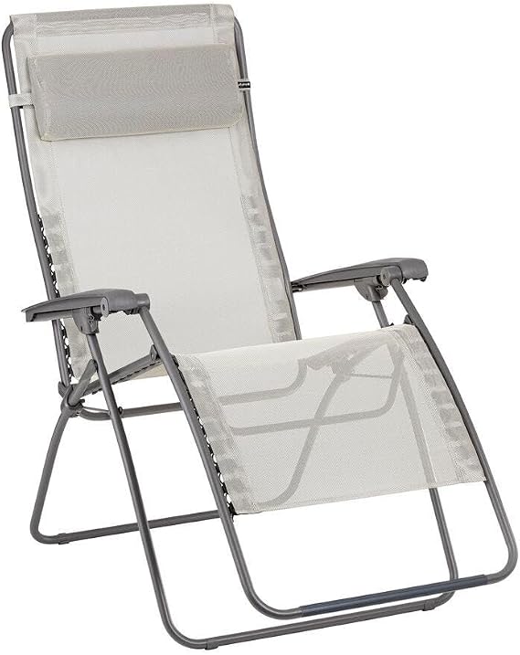 Lafuma Relax Sessel ohne Schwerkraft – XL RSXA Clip XL Batyline® Iso Beige Seigle