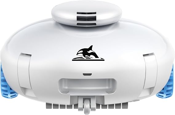 Cordless Robotic Pool Vacuum, white