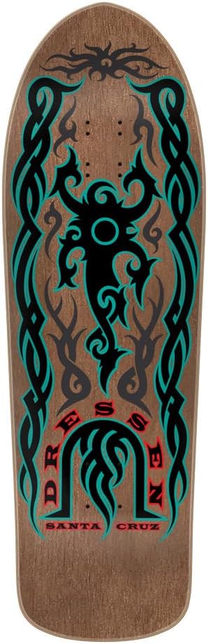 SANTA CRUZ Dressen Tribal Reissue 9.9in x 31.4in Skateboard Decks
