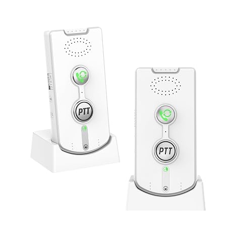 2 Way Intercom for Home,Wireless Intercom System Portable,Long Range,Push to Talk,3 Volume Control,Dual Channels,Intercoms for Home Office