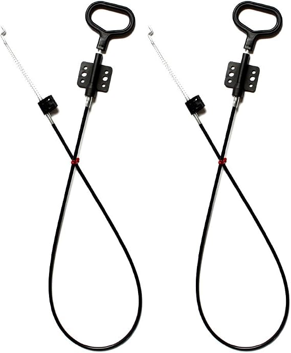 Love&Mini D-Ring Recliner Release Pull Cables, Sofa Loveseat Sectional Replacement Repair Parts, Pack of 2