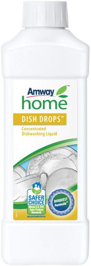 Amway Biodegradable Formula Dishwashing Liquid - Legacy of Clean Dish Drops - Original Scent Item# 110488 1 L, 33.3 fl oz