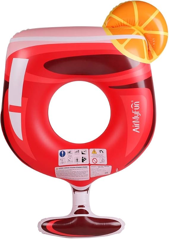 AirMyFun Deluxe Unisex-Youth Inflatable Buoy, Multi-Colour, XXL