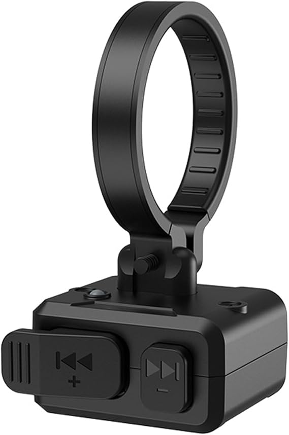 Wireless Bluetooth Media Button IPX6 Waterproof Remote Control for Motorcycle Bike Handlebar Support Siri Voice Assistant Rechargeable Wireless Handlebar Remote Controller for iPhone/Android