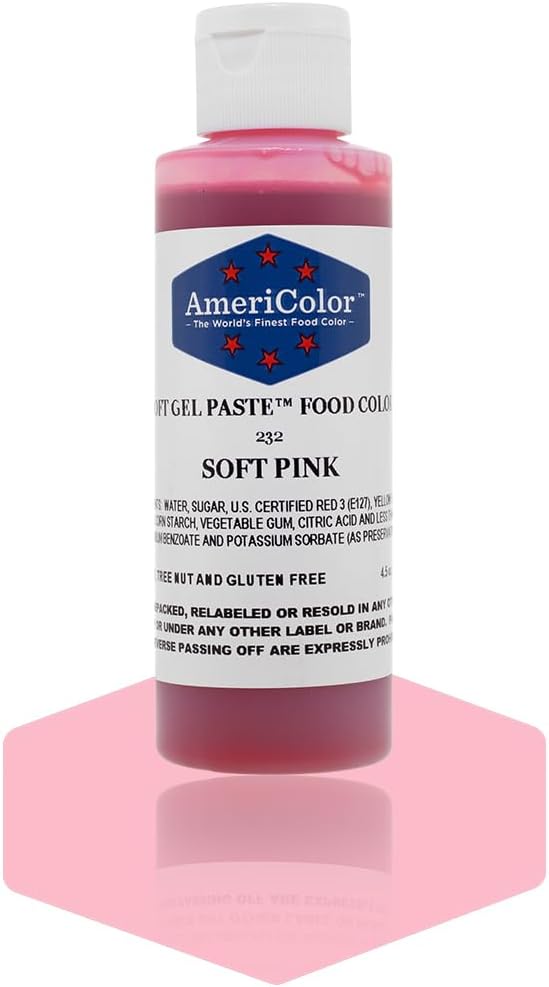 Americolor Soft Gel Paste, 4.5-Ounce, Soft pink