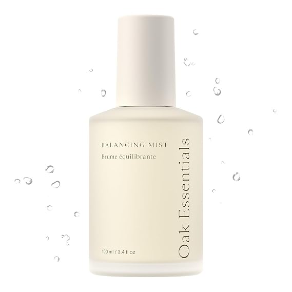 Oak Essentials Balancing Mist, Ultra-Fine Hydrating Toner Spray, 3.4 fl oz