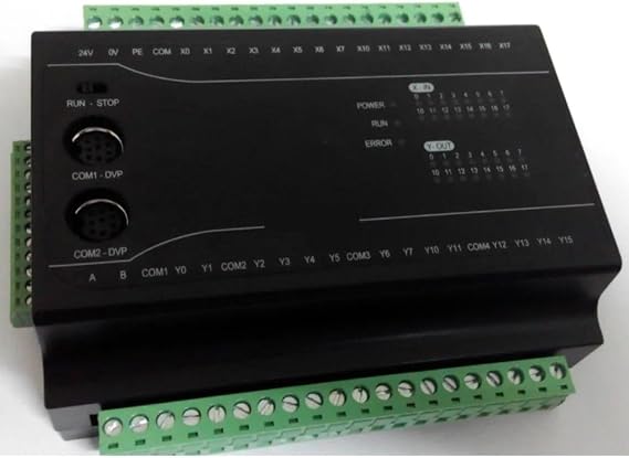 FX1N FX2N OR FX3U, 20MR or 20MT PLC Module, with 12DI 8DO, RS485 4AD 2DA PT100 Optional(30MT,NO Analog_FX3U)