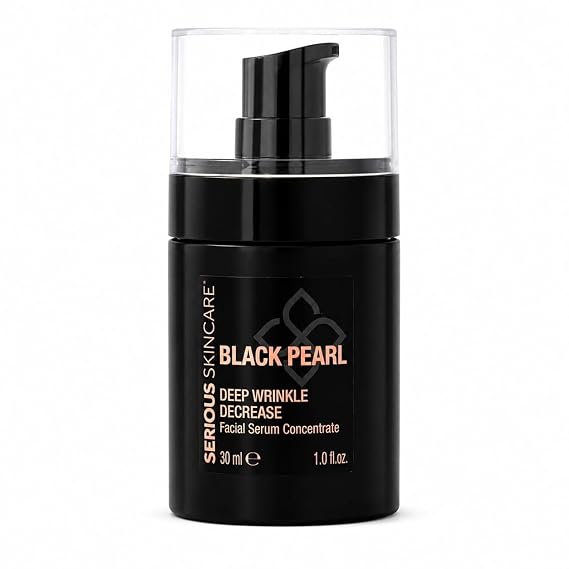 Serious Skincare Black Pearl Deep Wrinkle Decrease Face Serum 1 Fl. Oz.