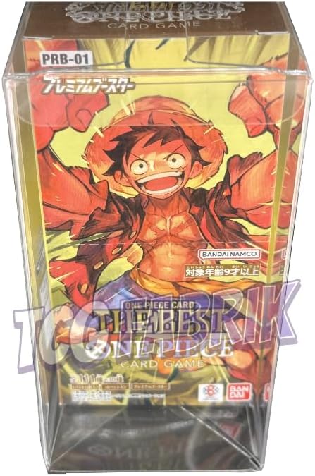 One Piece Original Japanese Sealed Booster Box OP TCG (PRB01 Booster Box The Best Vol.1 Premium Booster Box Display Factory Sealed for PRB01 One Piece TCG Japanese (10 Packs))