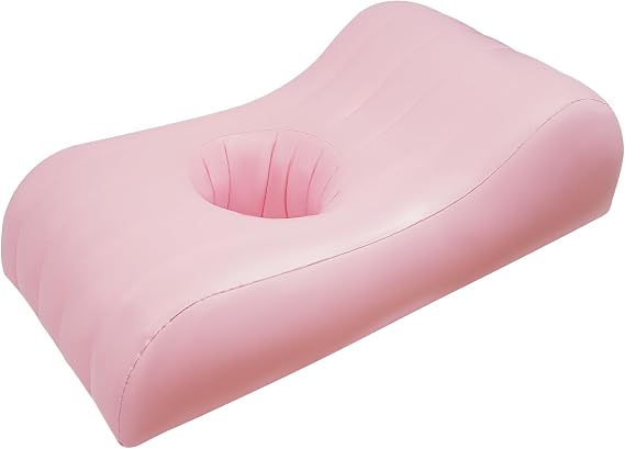 BBL Mattress Bed with Hole, PVC BBL Inflatable Bed with Inflation Pump and Charger, Foldable PVC Inflatable Bed for Home and Outdoor