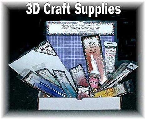 Complete Tool and Supply Kit for Paper Tole 3D Decoupage Crafts and Card Making Crafts: 13 Quality Items. NOW INCLUDES A FREE DVD - to learn Paper Tole as a beginner or to learn new techniques
