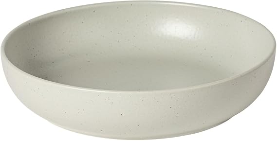 Casafina Ceramic Stoneware 9'' Pasta Bowl - Pacifica Collection, Oyster Grey | Microwave & Dishwasher Safe Dinnerware | Food Safe Glazing | Restaurant Quality Tableware