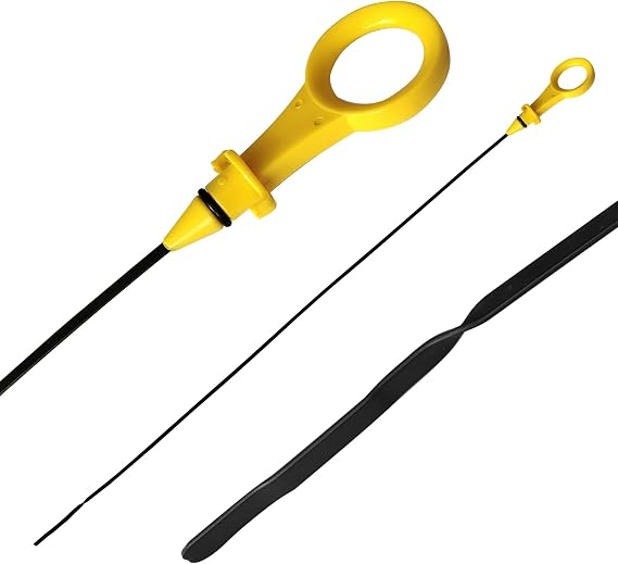 Engine Oil Dipstick, Compatible with Audi 2.0 Engine A3 A4 A5 A6 Q3 Q5 TT, Dip Stick for Checking Oil Fluid, Replacement OEM# 06H-115-611E