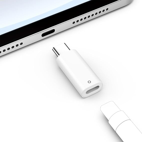Moko USB C to iPencil Charging Adapter Compatible with Apple Pencil 1st Gen