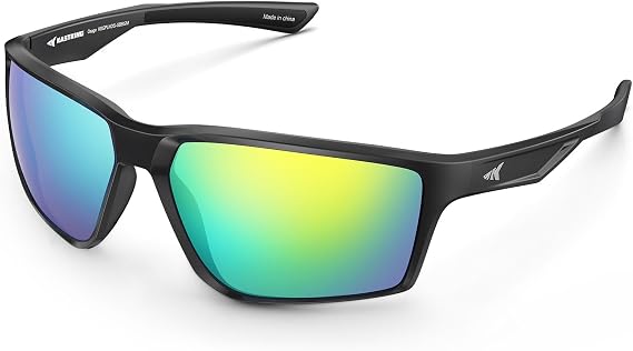 KastKing Osage Polarized Sport Sunglasses for Men and Women, Wrap Design
