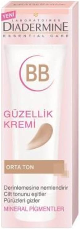 Diadermine BB Krem Güzellik Kremi, Orta Ton, 50ml
