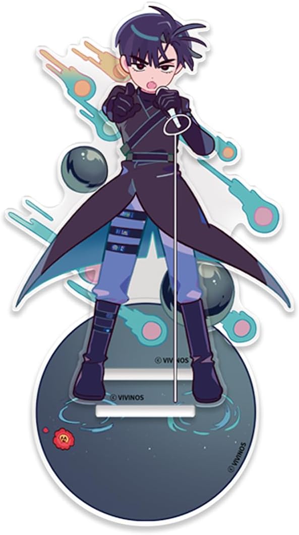Anime Acrylic Stand, Cute Alien Stage New Years Season Series Stand, Collectable Anime Character Stand for Alien Stage Fans Gifts IVAN