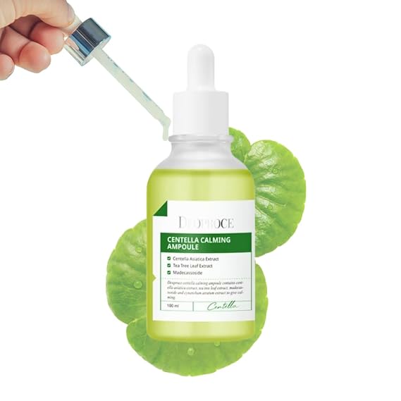 Deoproce Centella Calming Ampoule 100 ml | Korean Skincare Facial Serum for Sensitive Skin | Soothing & Hydrating Centella Asiatica Ampoule