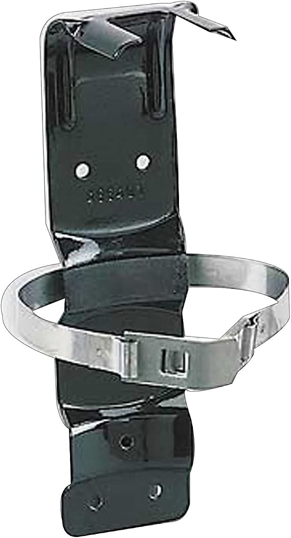 Kidde Fire Extinguisher Mount, Metal Strap Bracket, Heavy Duty, Compatible 5-Pound Fire Extinguishers, Black