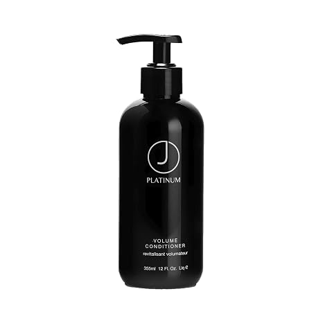 J Beverly Hills Platinum Volume Conditioner with Vitamin B5 to Prevent Hair Breakage, (3.4 Oz, 12 Oz, 32 Oz)